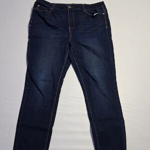 Simply Vera Vera Wang Dark Blue Skinny Jeans